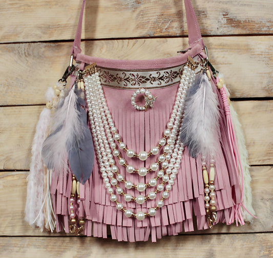 Saffron Fringe Bag