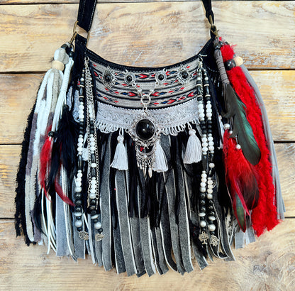 Rose Blossom Leather Bag