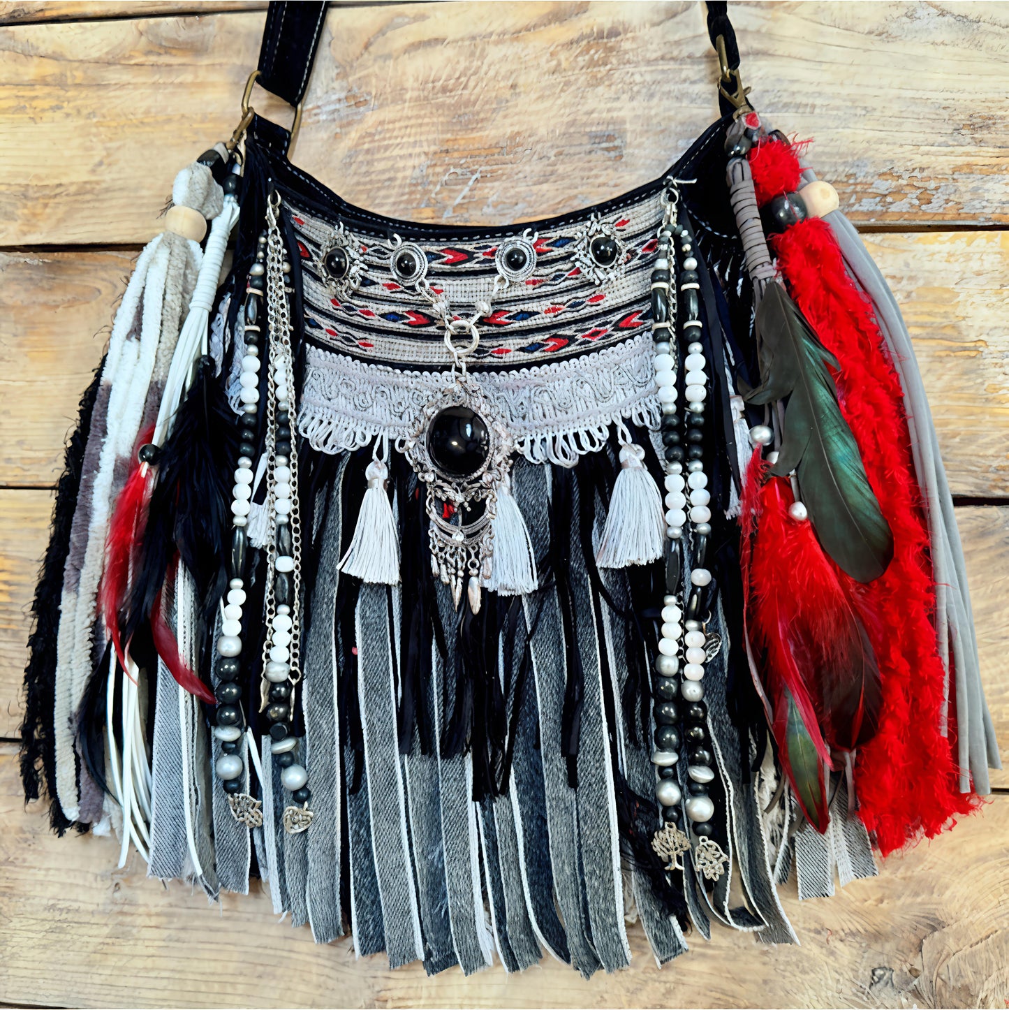 Rose Blossom Leather Bag