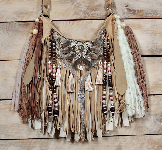 Moonrose Fringe Bag