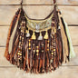 Leather Fringe Bag