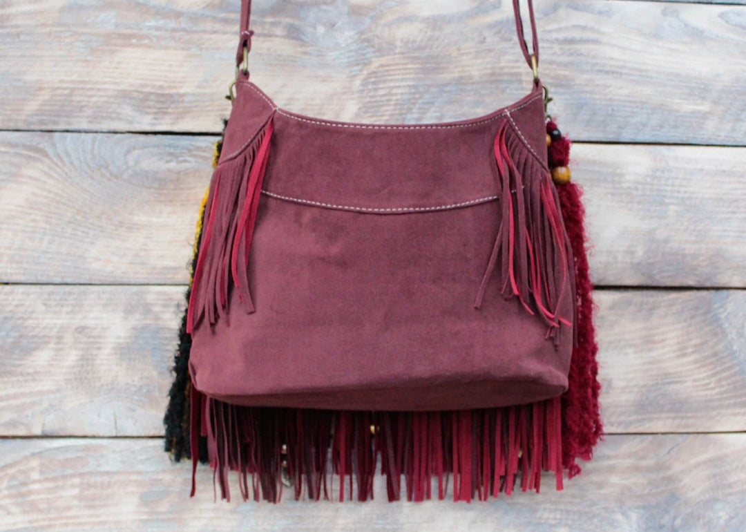 Fringe Leather Bag